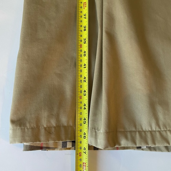 Bradley Jons Insulated Double Breasted Belted Trench Coat Men 42R Wool Lined Tan - Picture 6 of 16